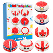 World Cup Dumpling Squishy flag lineup