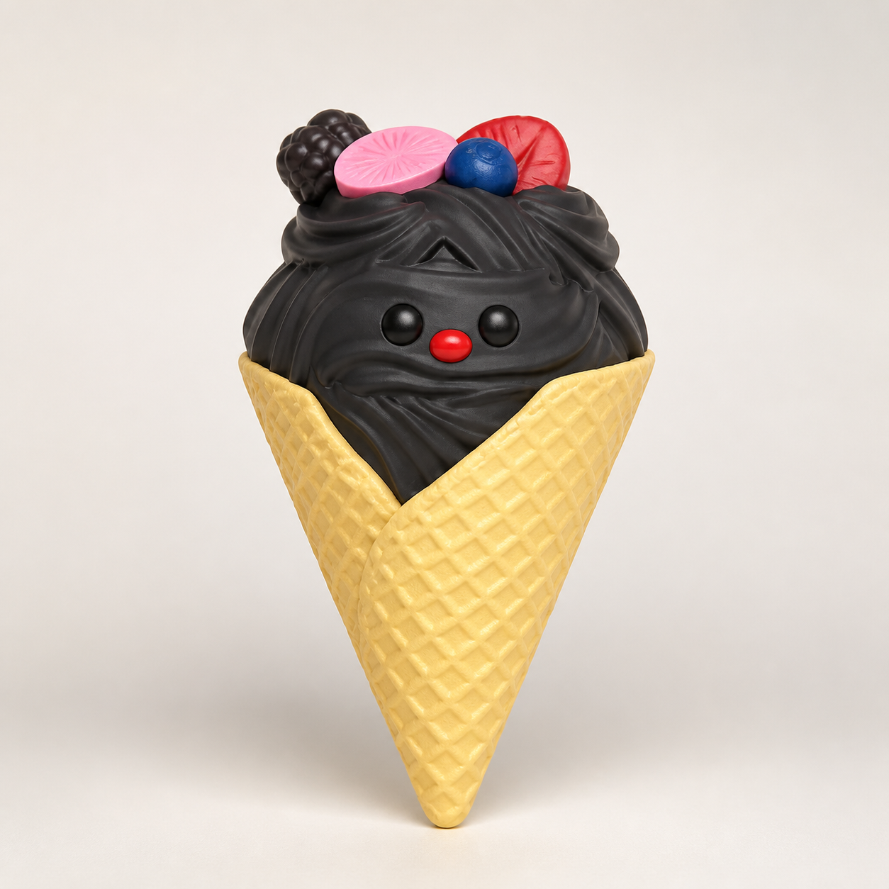 Mido Red Nose Ice Cream Cone Squishy
