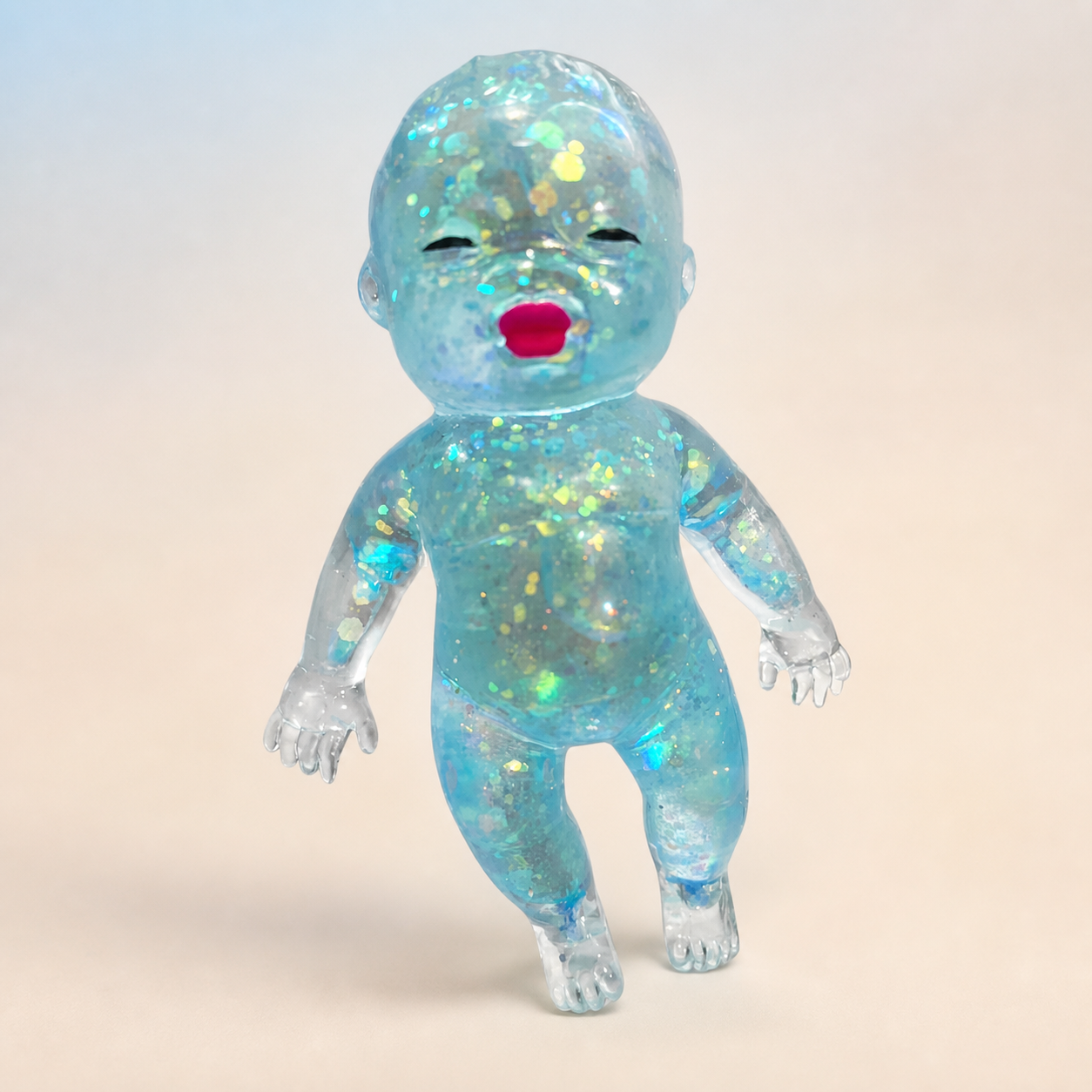Transparent Glitter Baby Squishy
