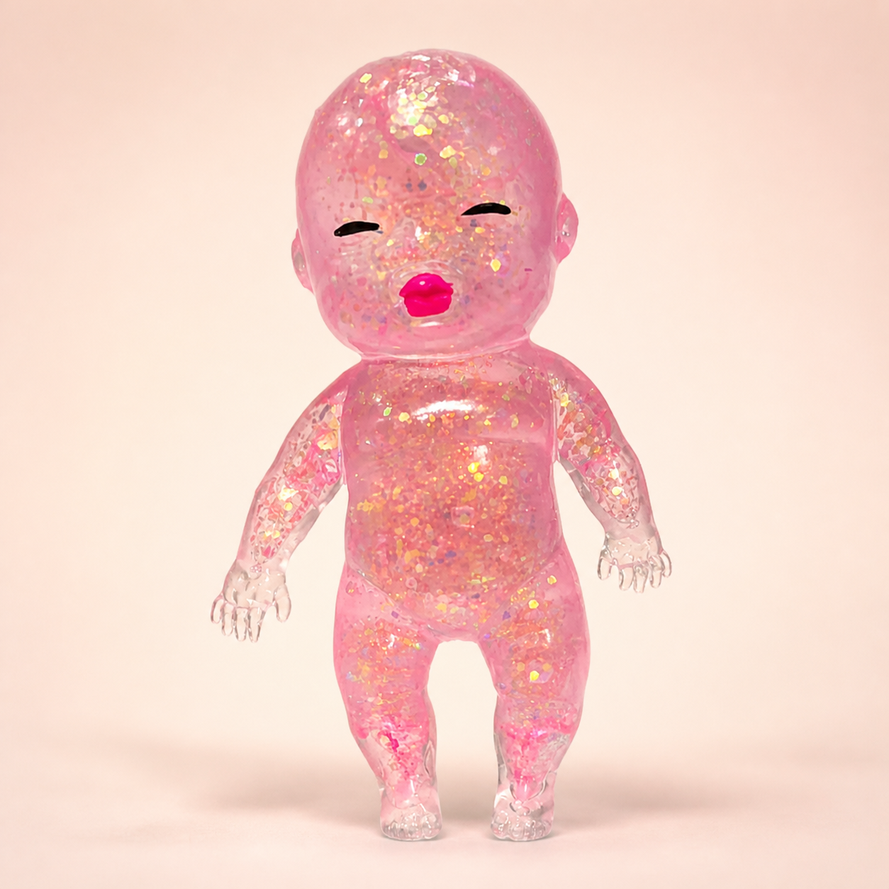 Transparent Glitter Baby Squishy